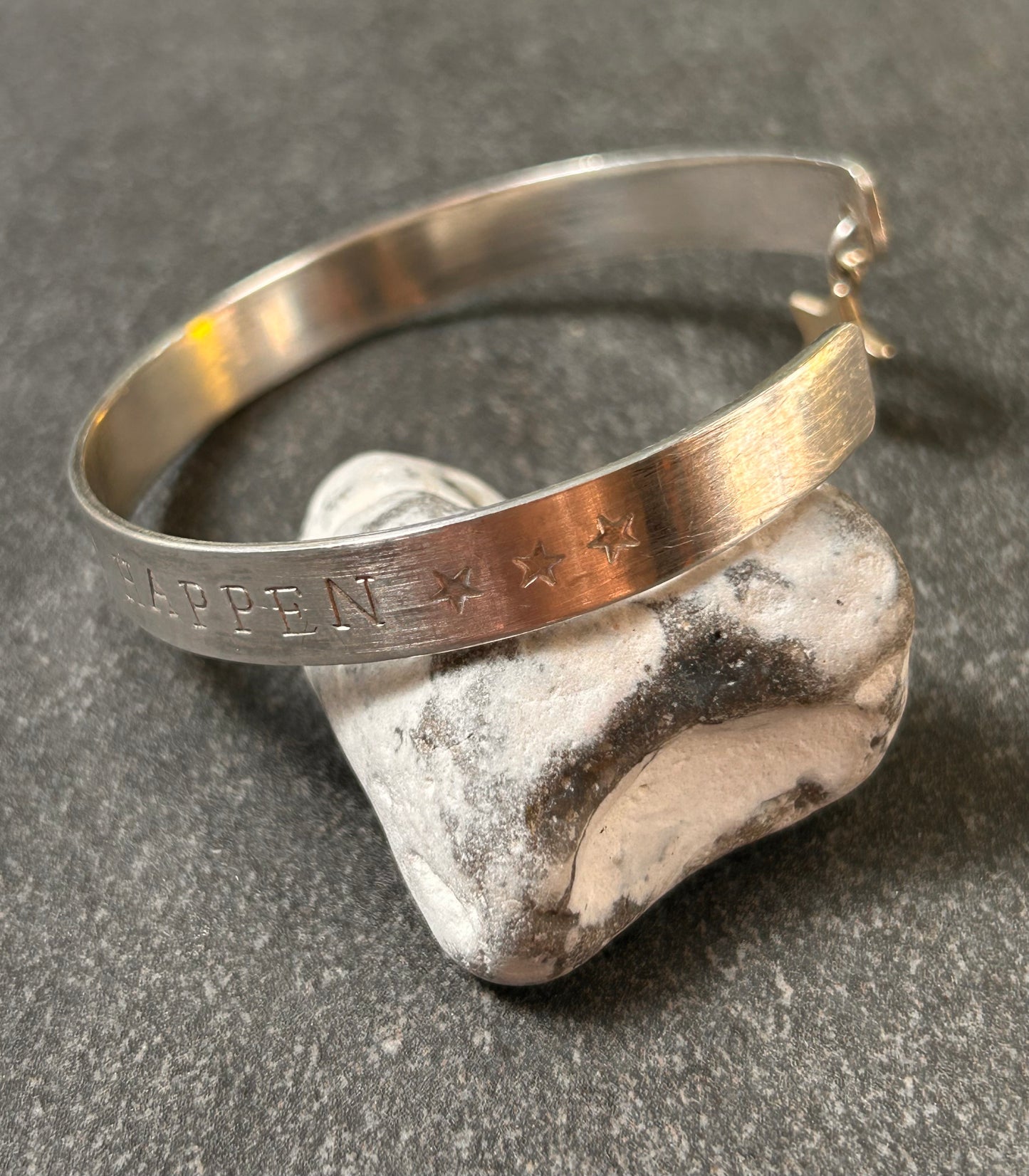 A little piece of everyday positivity ✨ Sterling bangle.