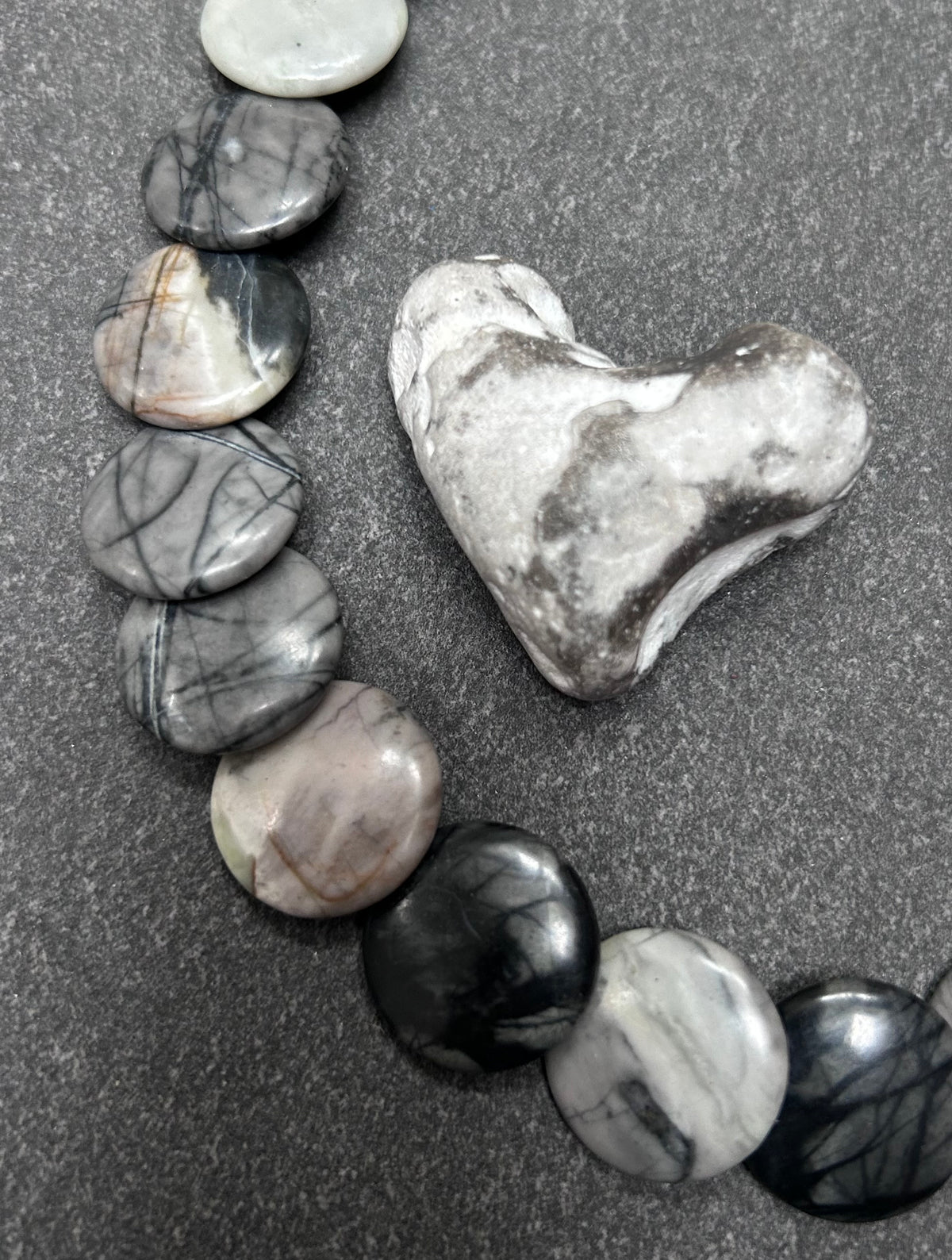 Picasso Stone & Sterling Silver Necklace - 2009