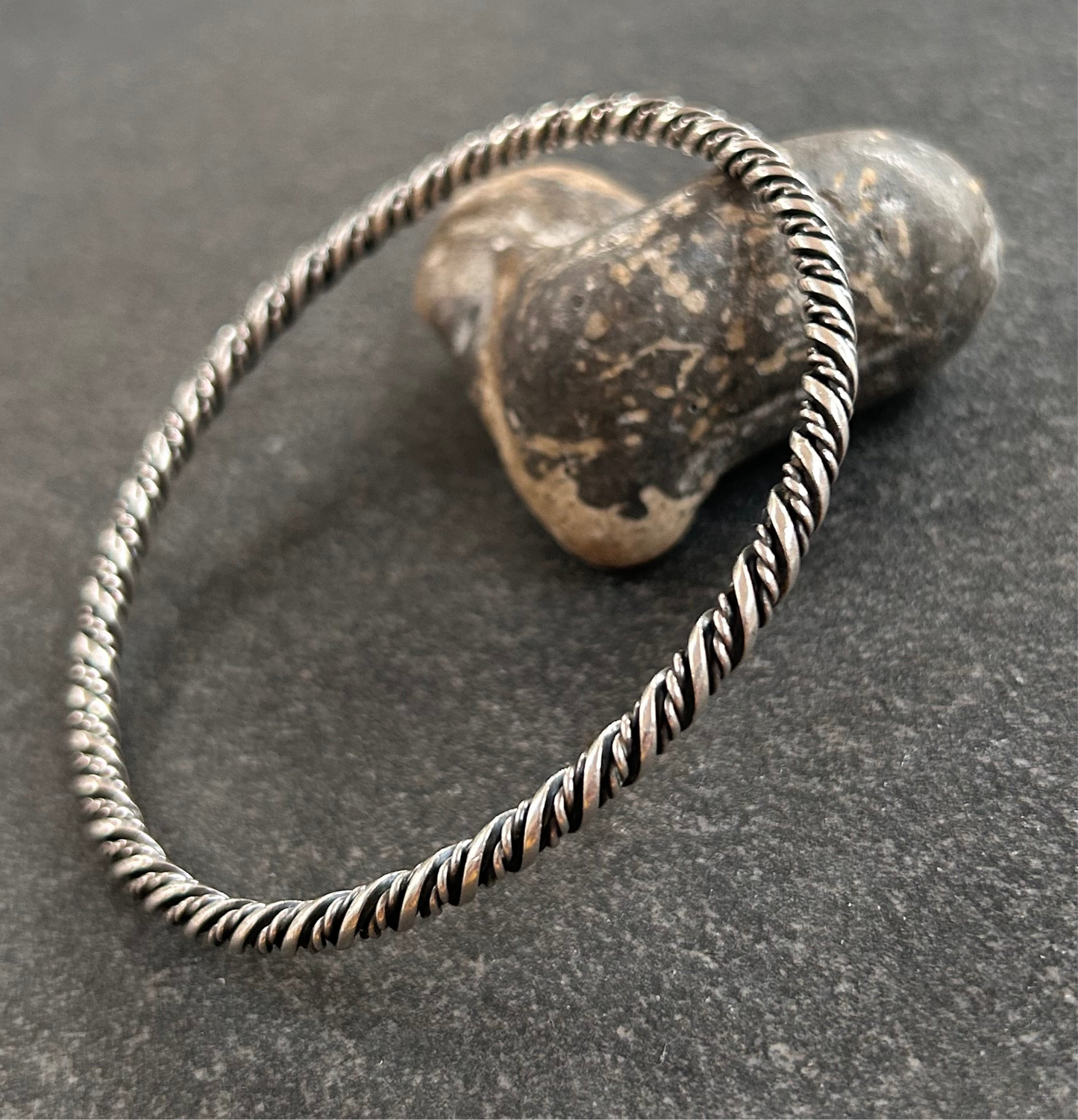 Vintage Danish sterling silver bangle