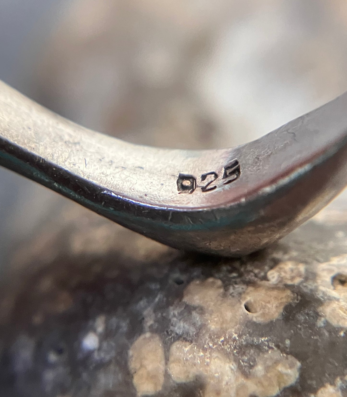 Super sculptural vintage sterling silver ring - made in Israel