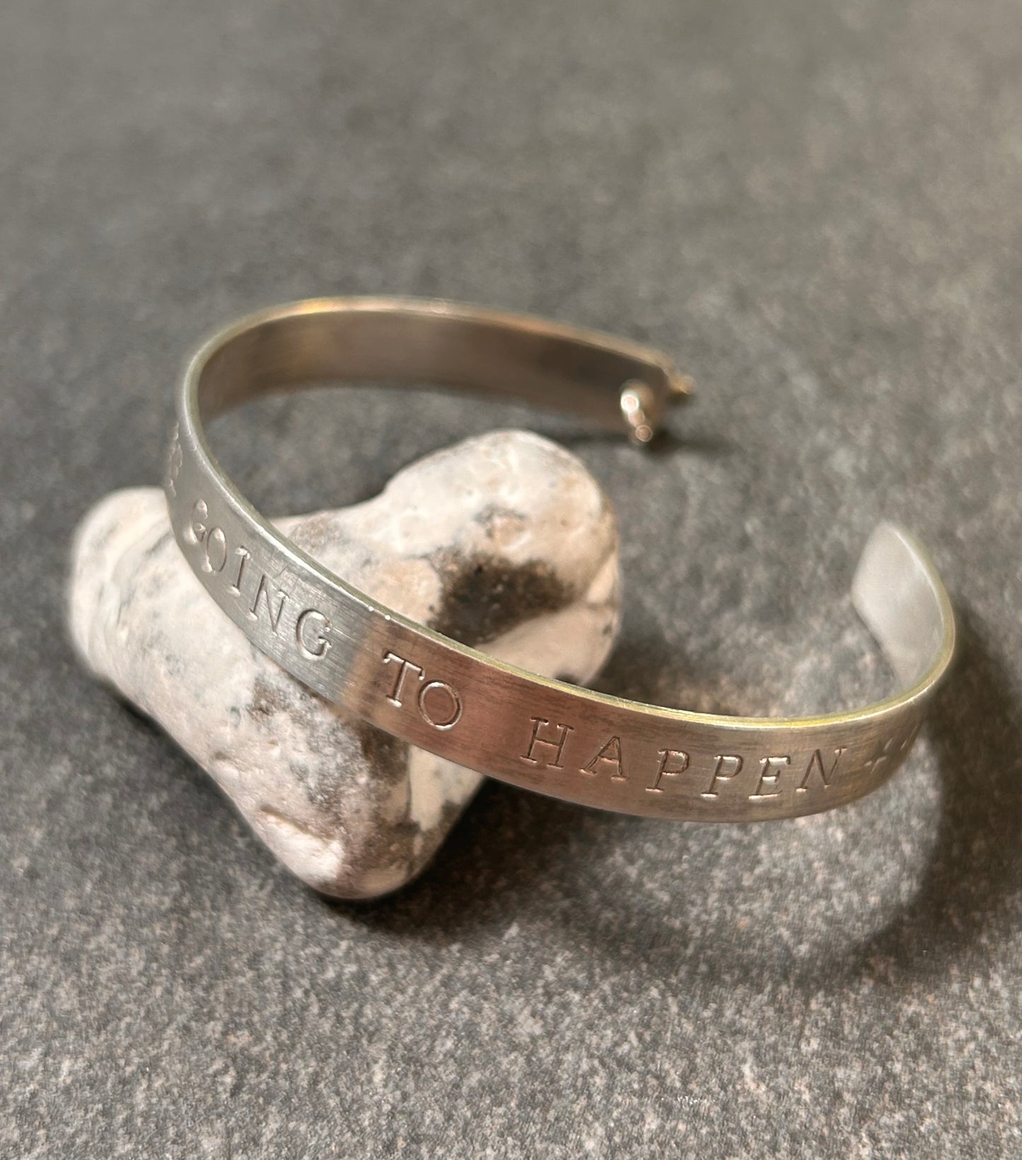 A little piece of everyday positivity ✨ Sterling bangle.