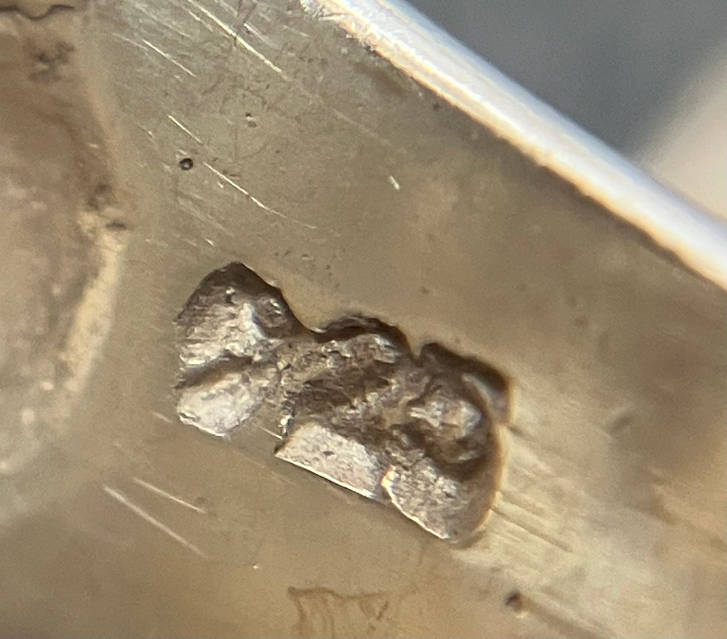 Vintage sterling silver statement ring