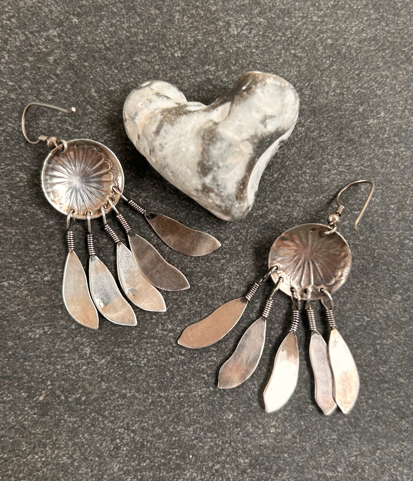 Fantastic Pair of Vintage Native American Earrings