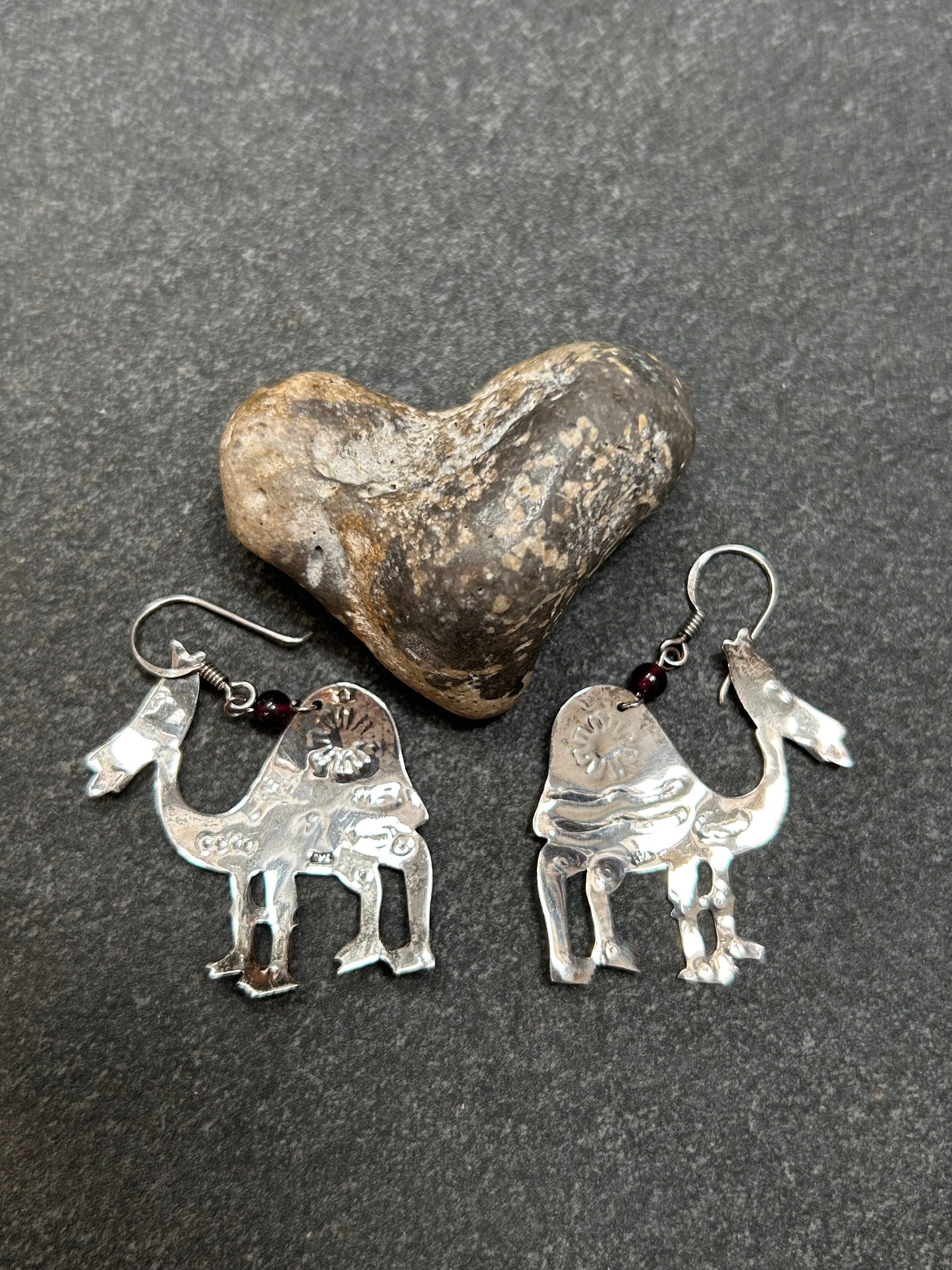 Couldn’t resist this quirky pair of vintage sterling camel earrings!