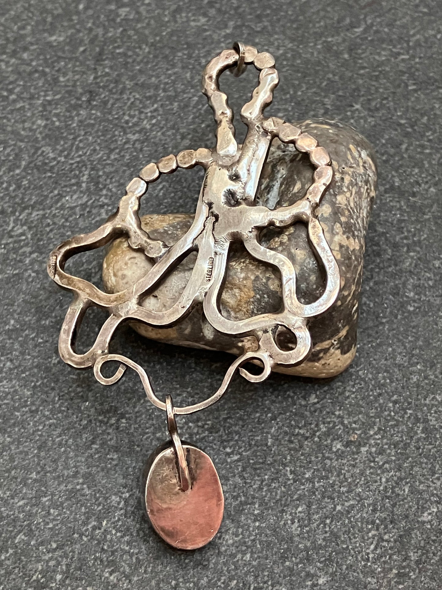 Artisan ‘one off’ handmade amazonite pendant