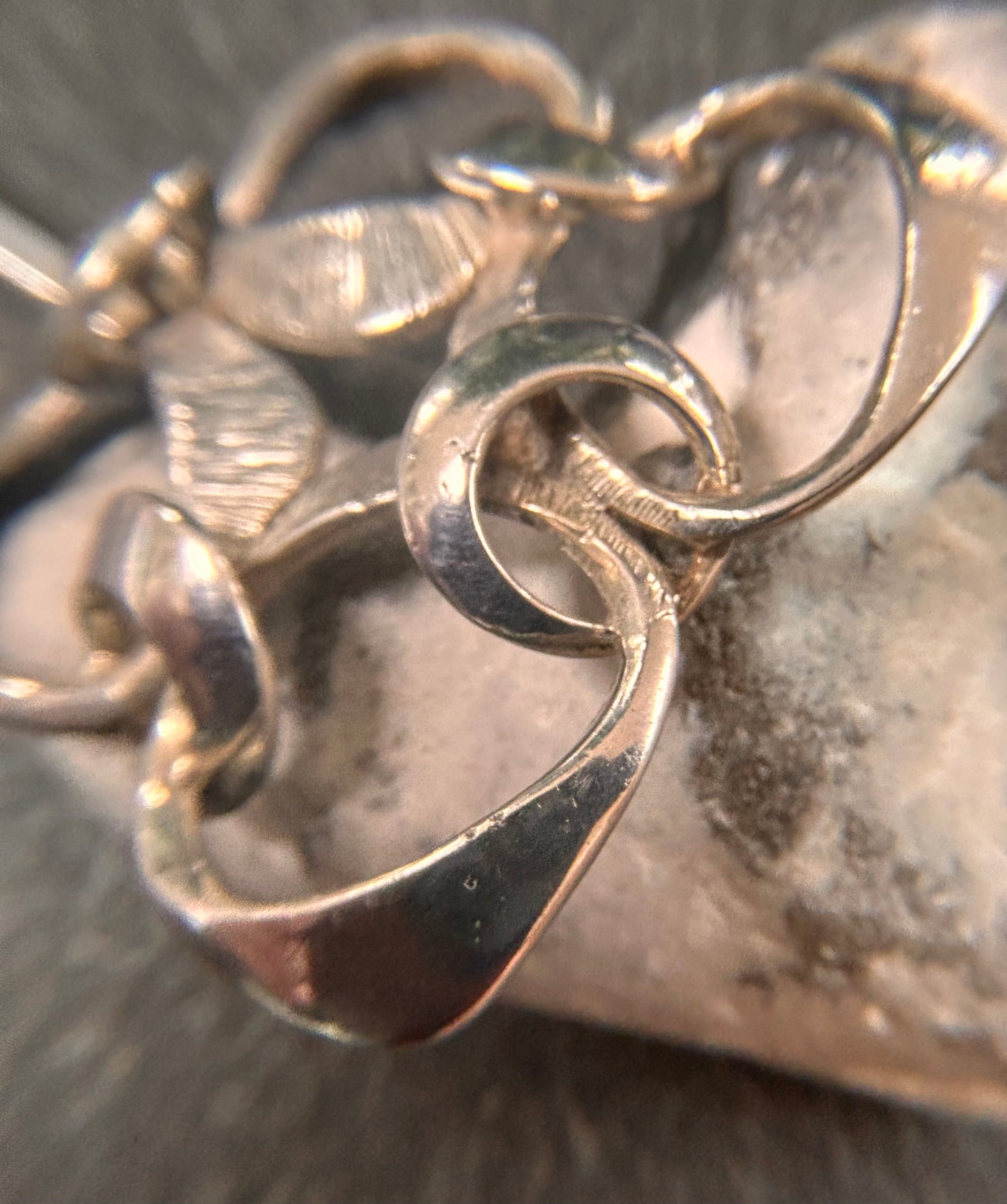 Vintage German Sterling Silver Pendant Necklace (1974, 925)