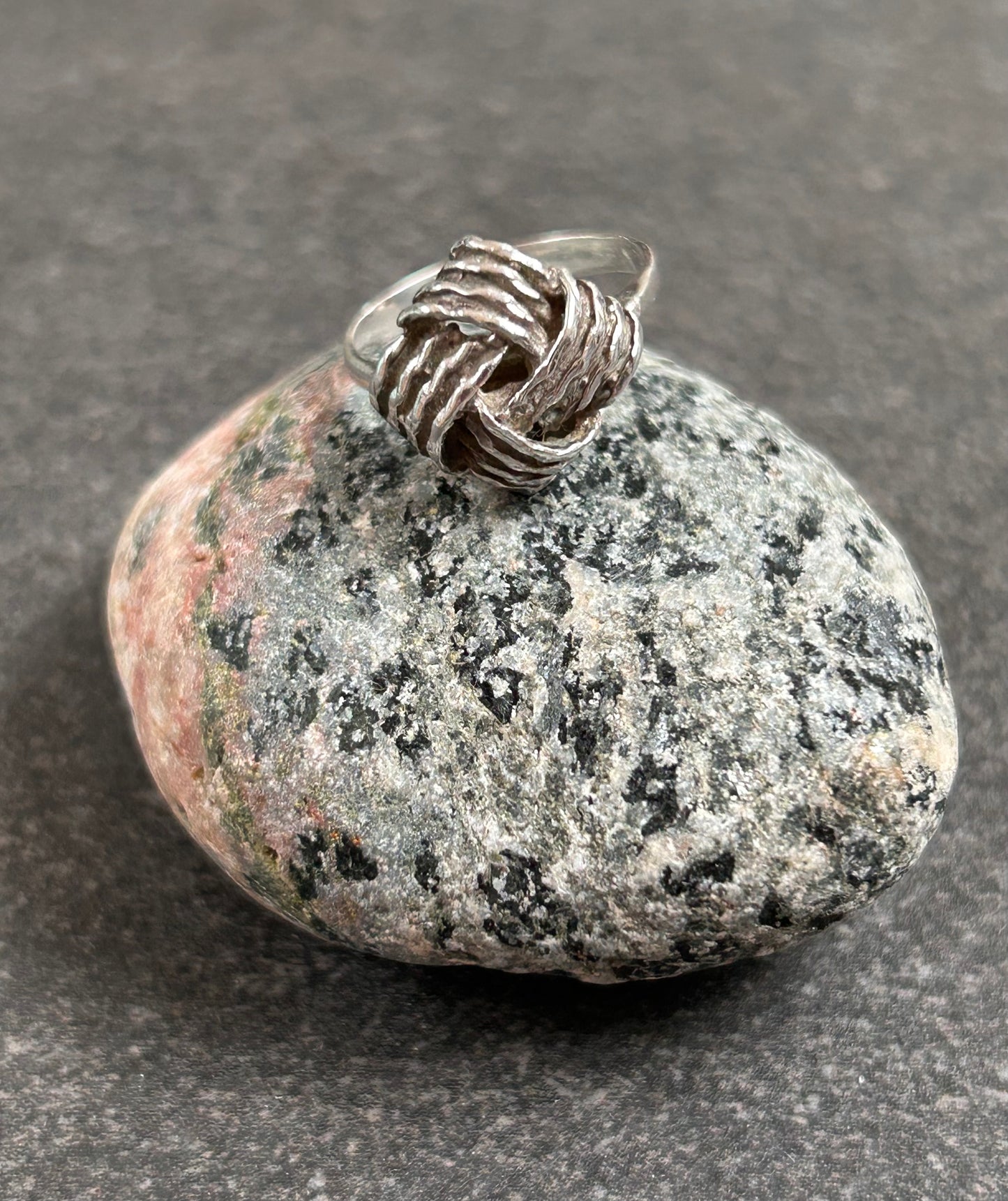 Vintage Sterling Silver Knot Ring