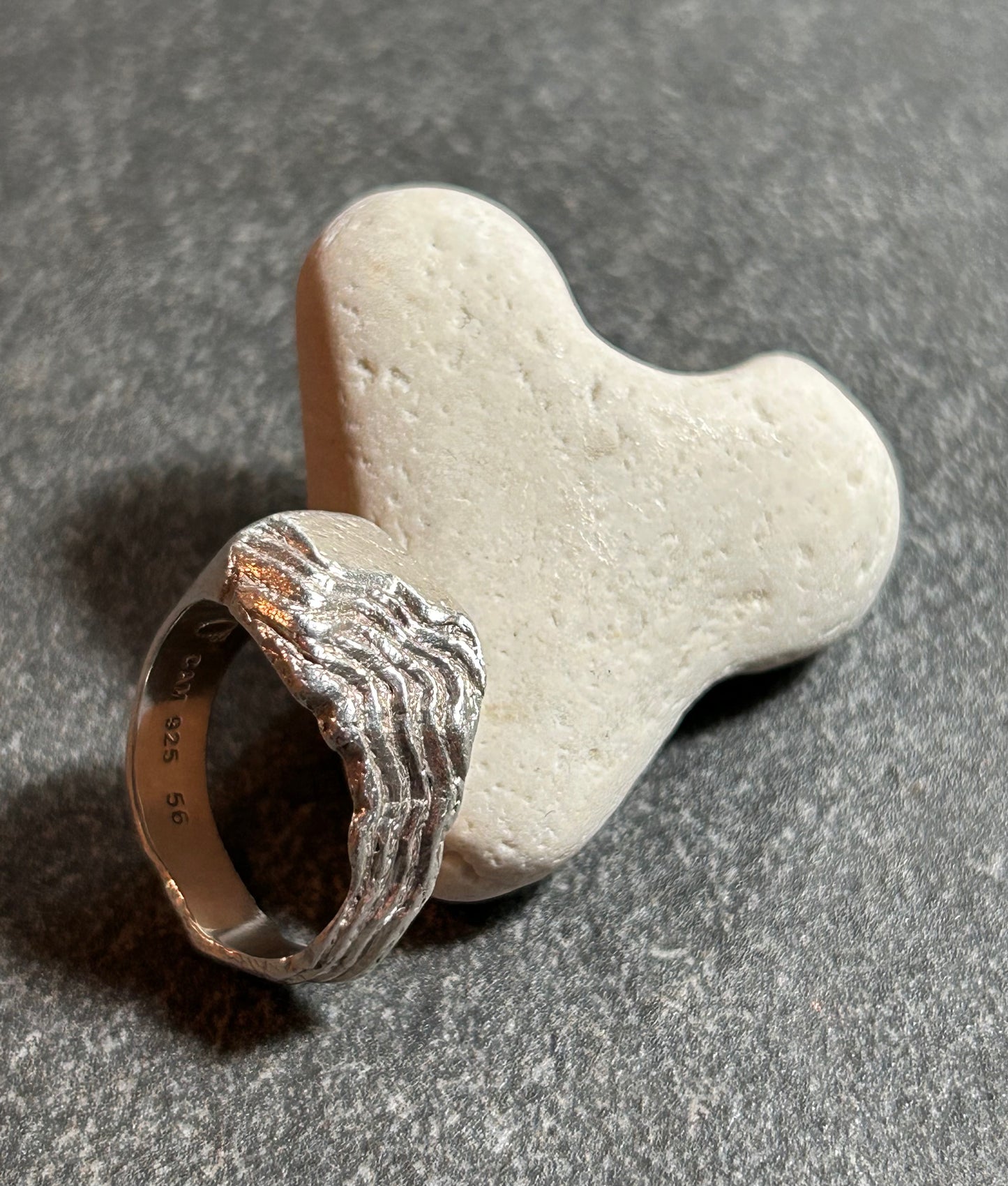 Shoreline  vintage Danish sterling silver ring