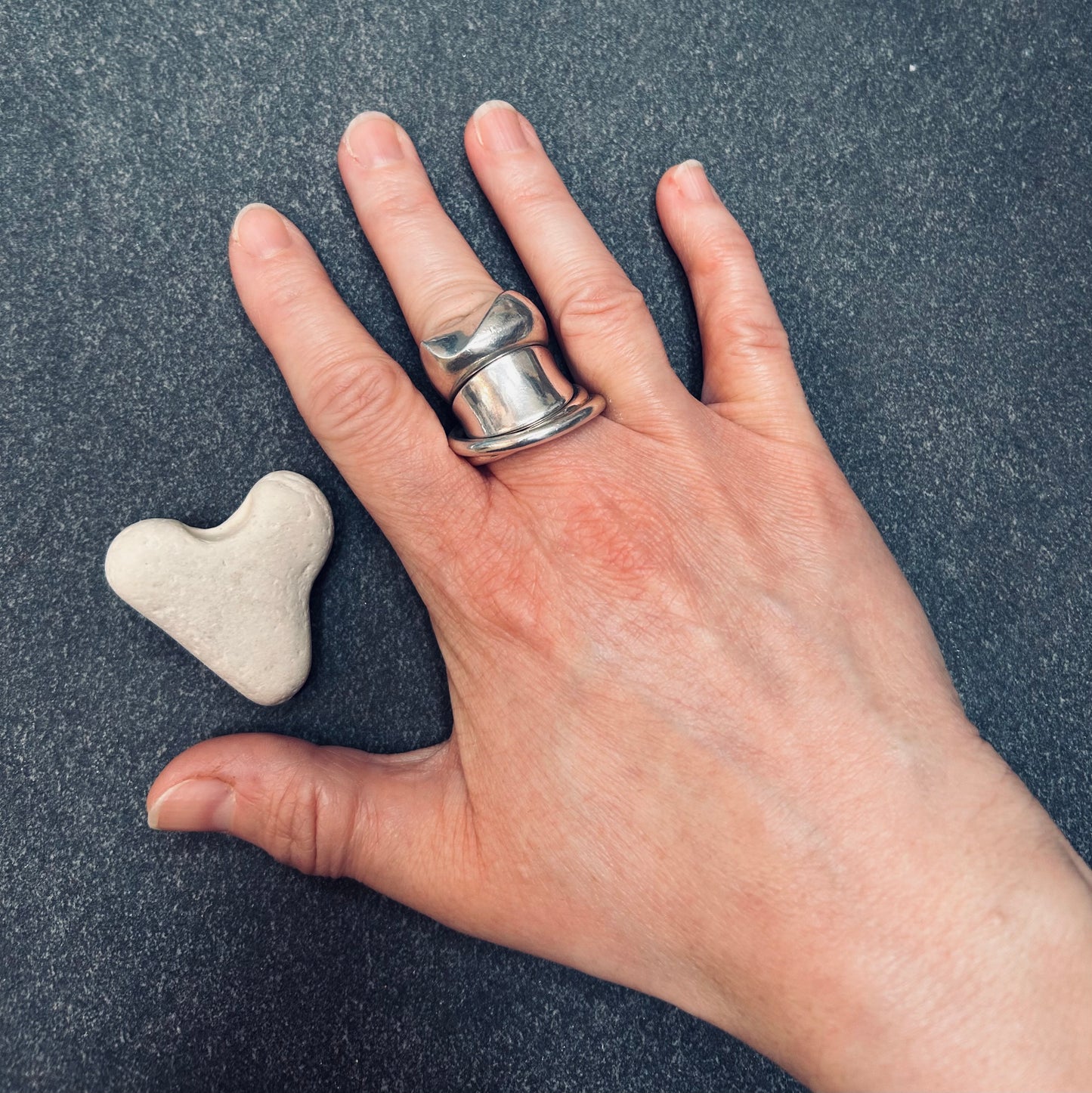Danish Sterling Silver Ring by Jacob Hill
