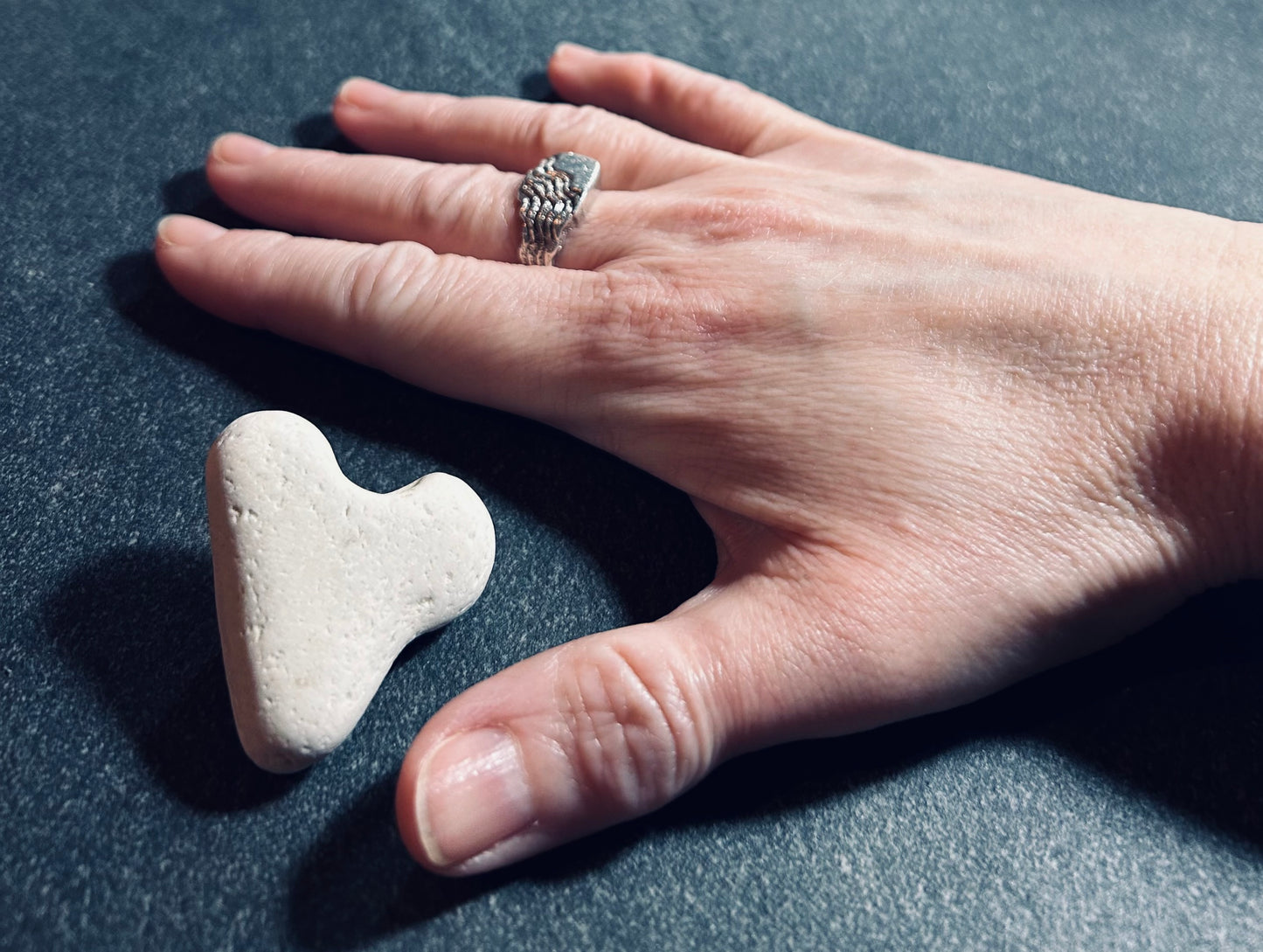 Shoreline  vintage Danish sterling silver ring