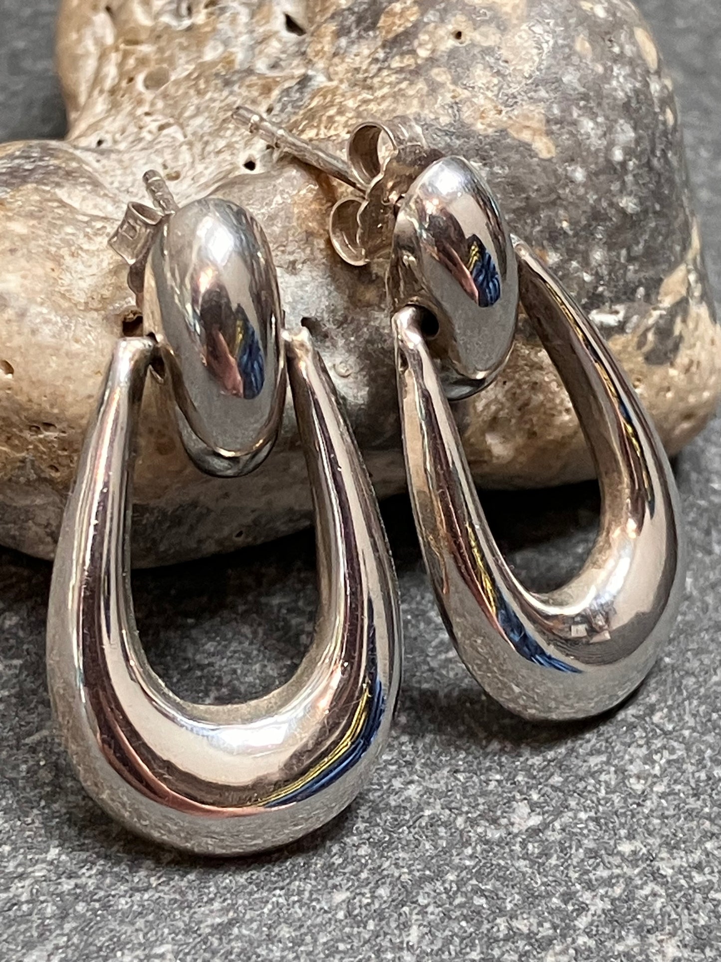 Vintage sterling silver earrings.