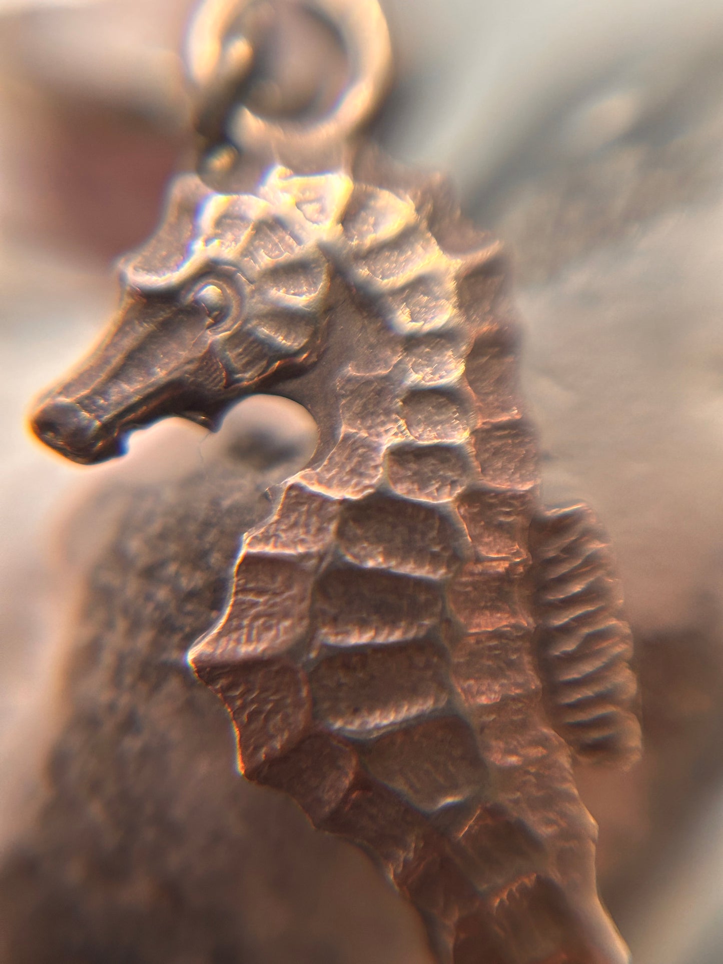 A truly enchanting vintage sterling silver bracelet, featuring four exquisitely detailed seahorses