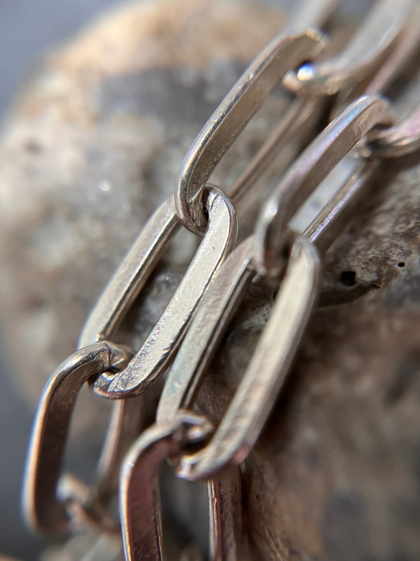 Vintage sterling silver fish charm bracelet.