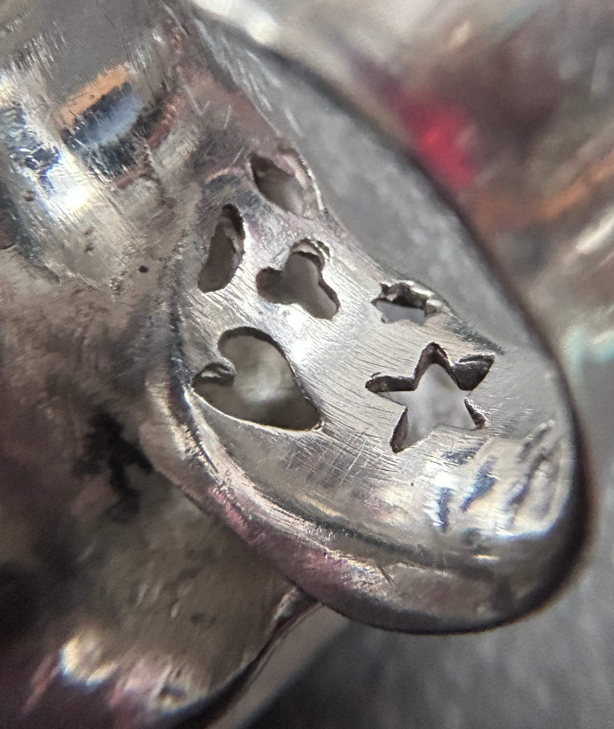 Wonderfully distinctive, sculptural vintage sterling ring.