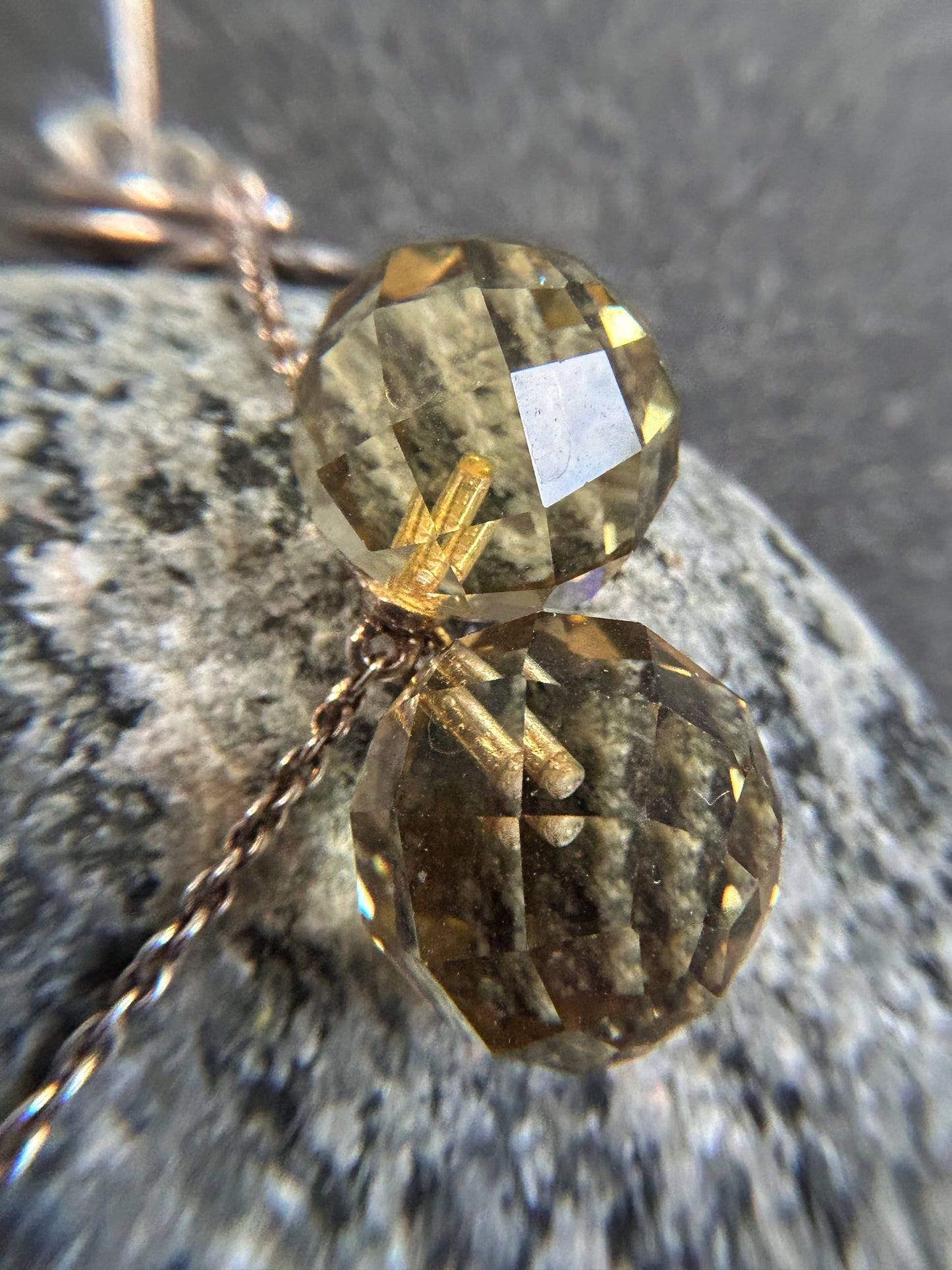 Vintage Sterling Silver Earrings with Autumn Charm