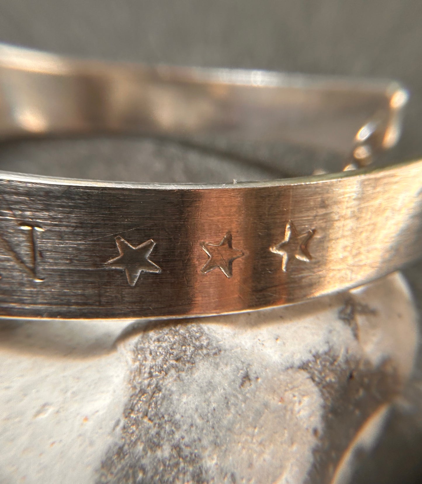 A little piece of everyday positivity ✨ Sterling bangle.