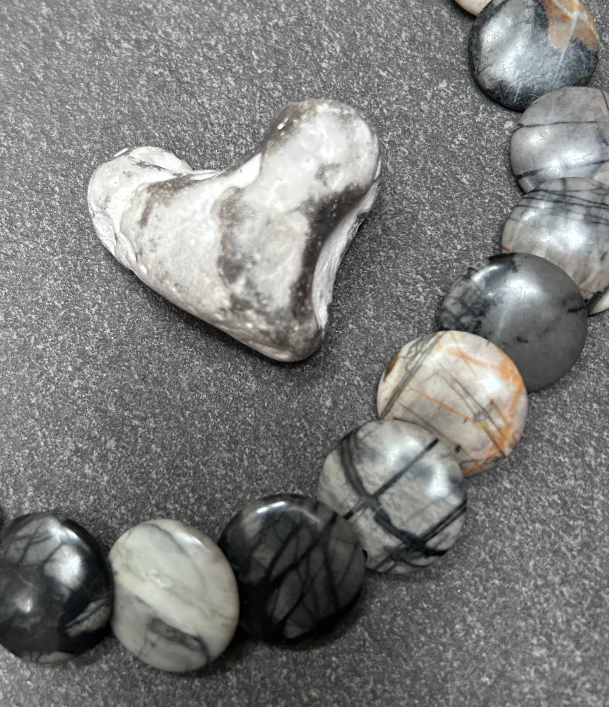 Picasso Stone & Sterling Silver Necklace - 2009