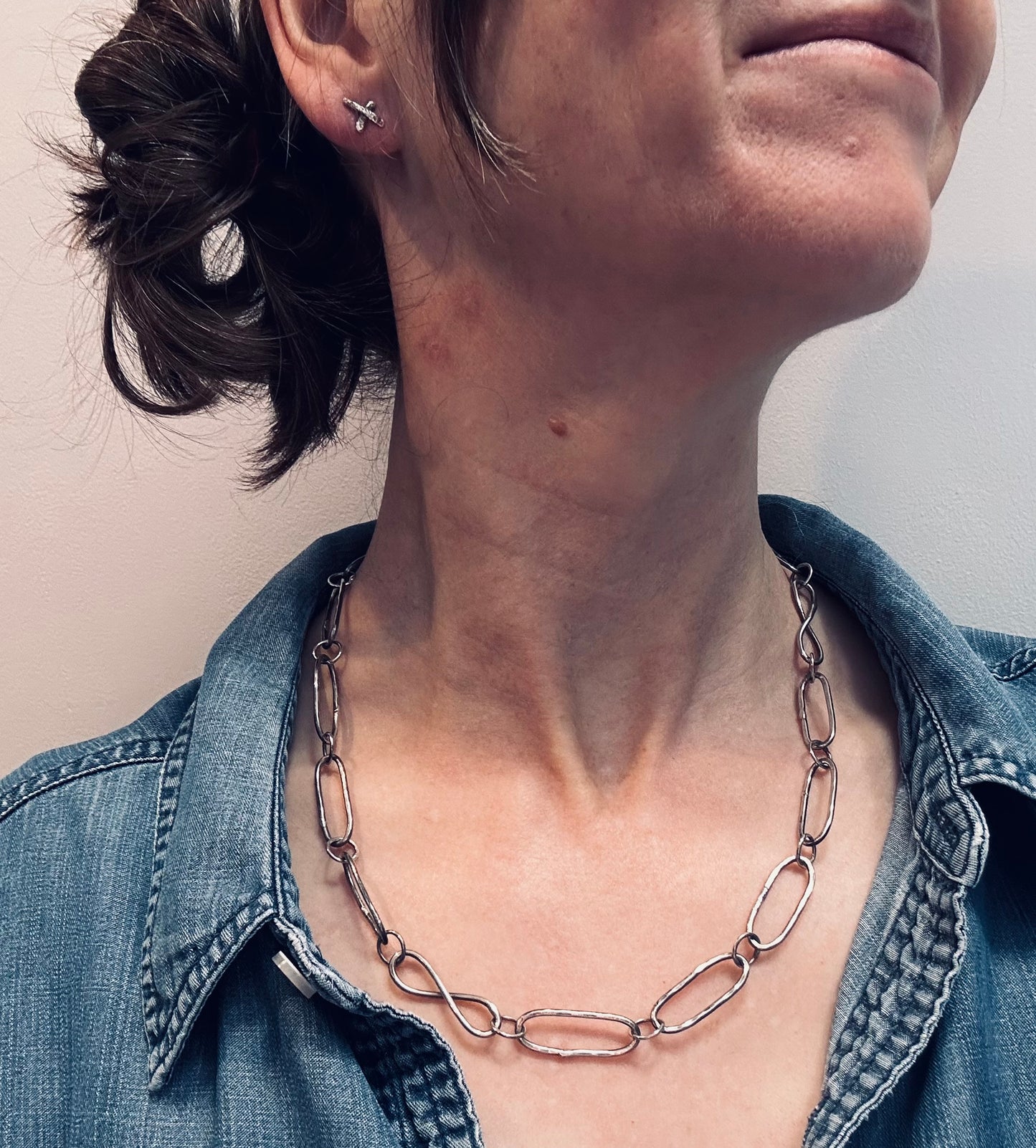 Artisan sterling silver necklace 2008.