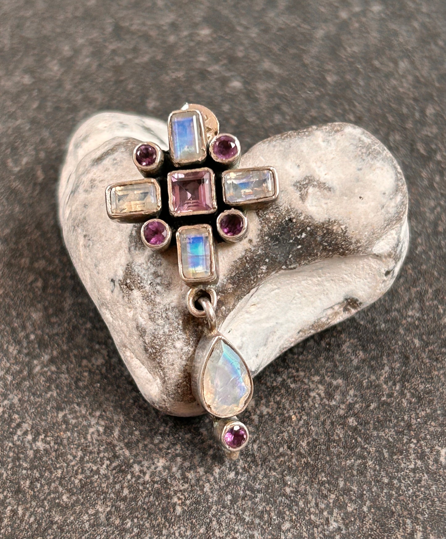 These vintage sterling silver earrings are a truly elegant statement