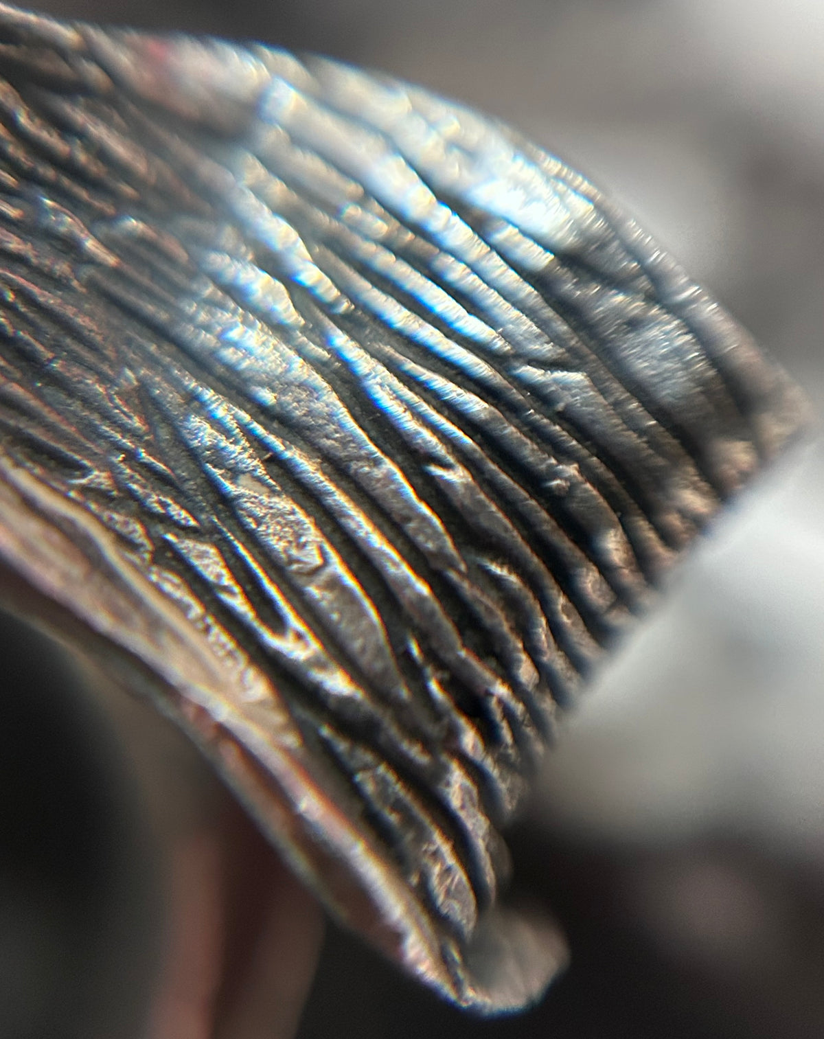 Wonderfully distinctive, sculptural vintage sterling ring.