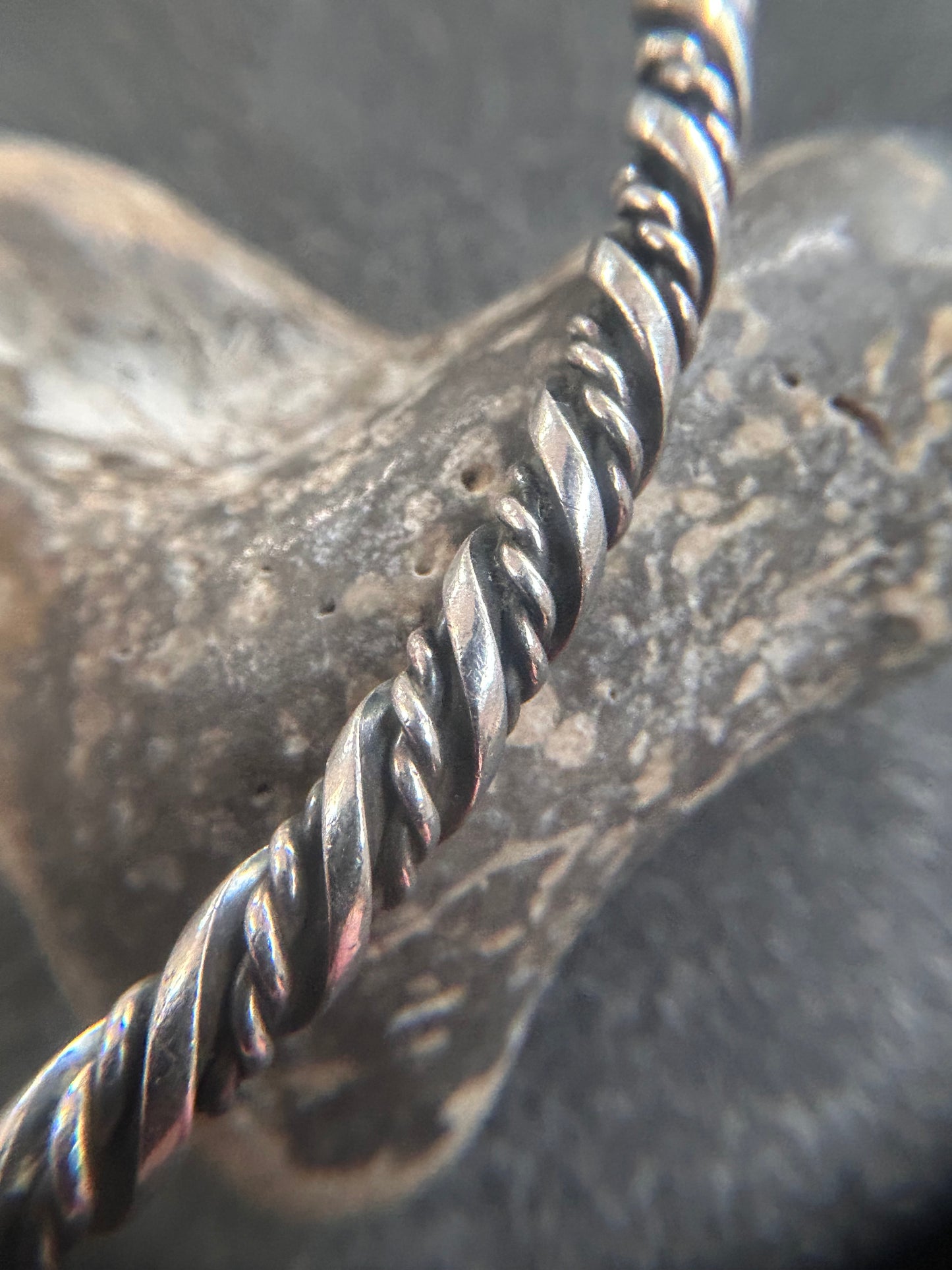 Vintage Danish sterling silver bangle