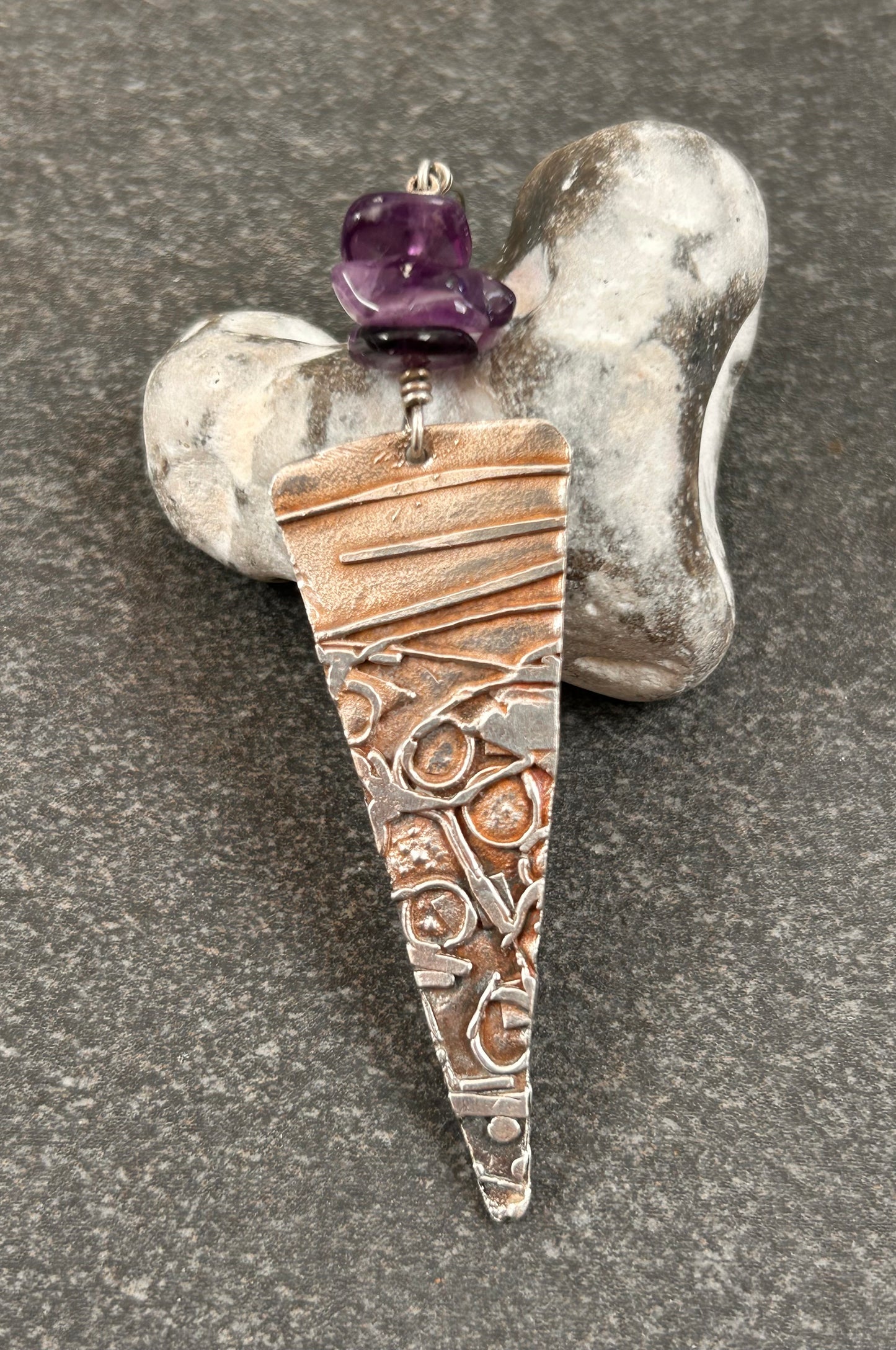 Absolutely unique and beautifully crafted vintage sterling silver artisan earrings