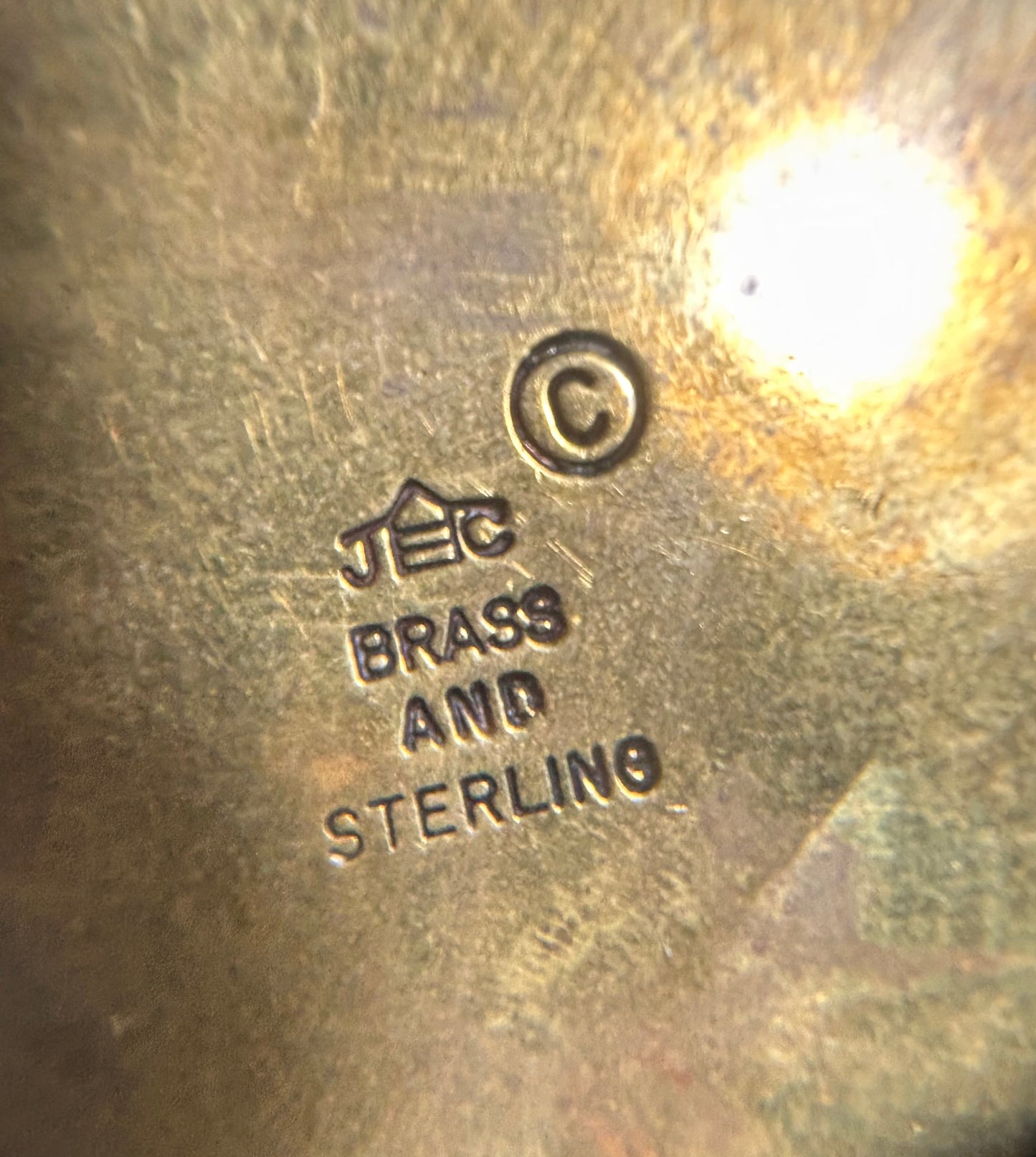 This exceptional vintage pendant by renowned American designer Jeep Collins