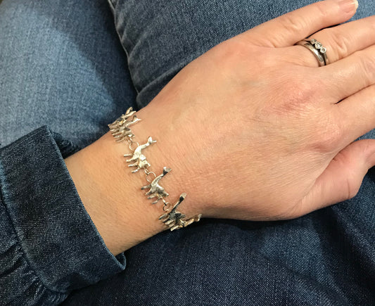 Vintage sterling silver lama bracelet bought from Machu Picchu in the 1960’S.