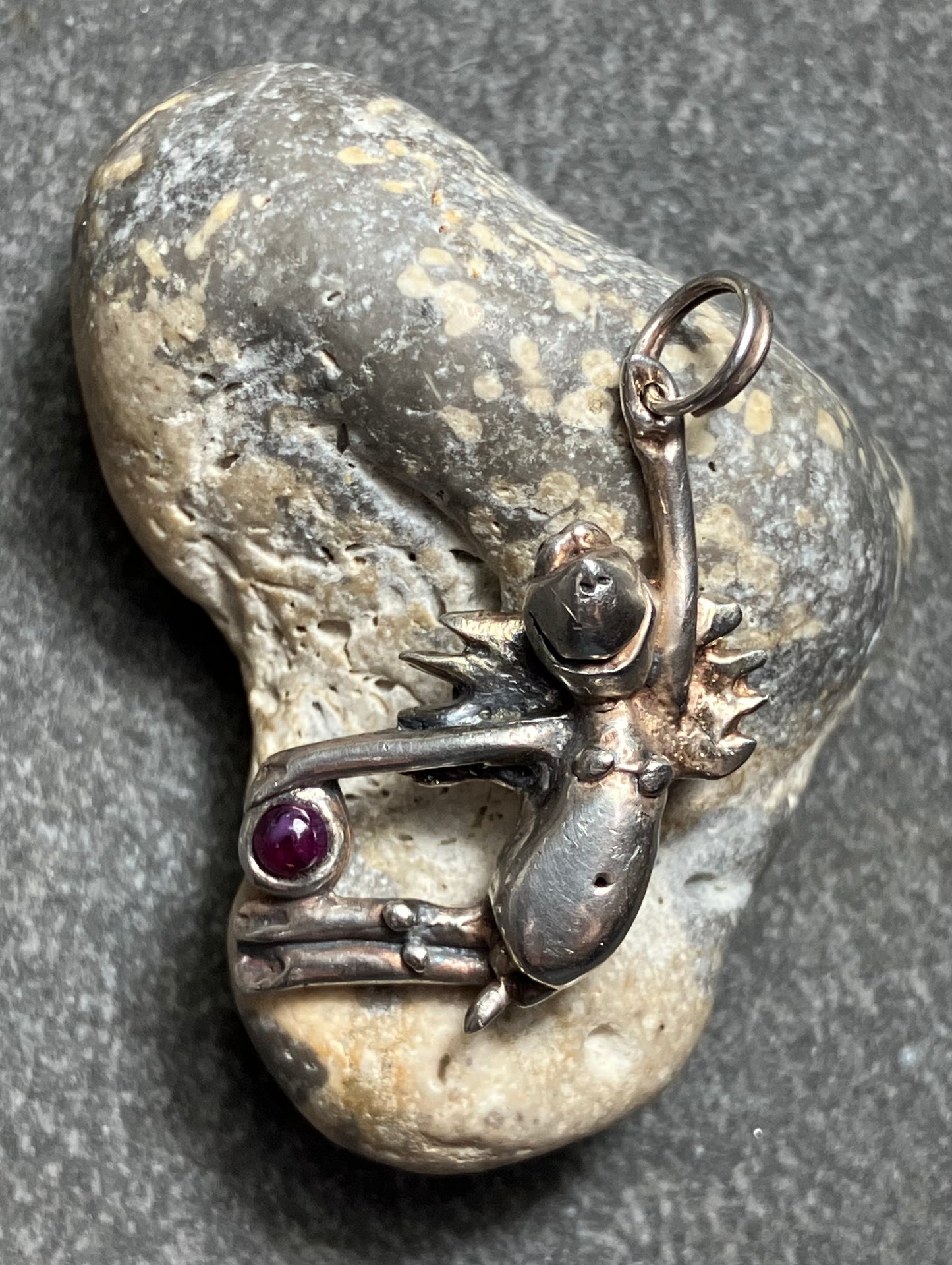 Wonderful sterling silver artisan pendant.