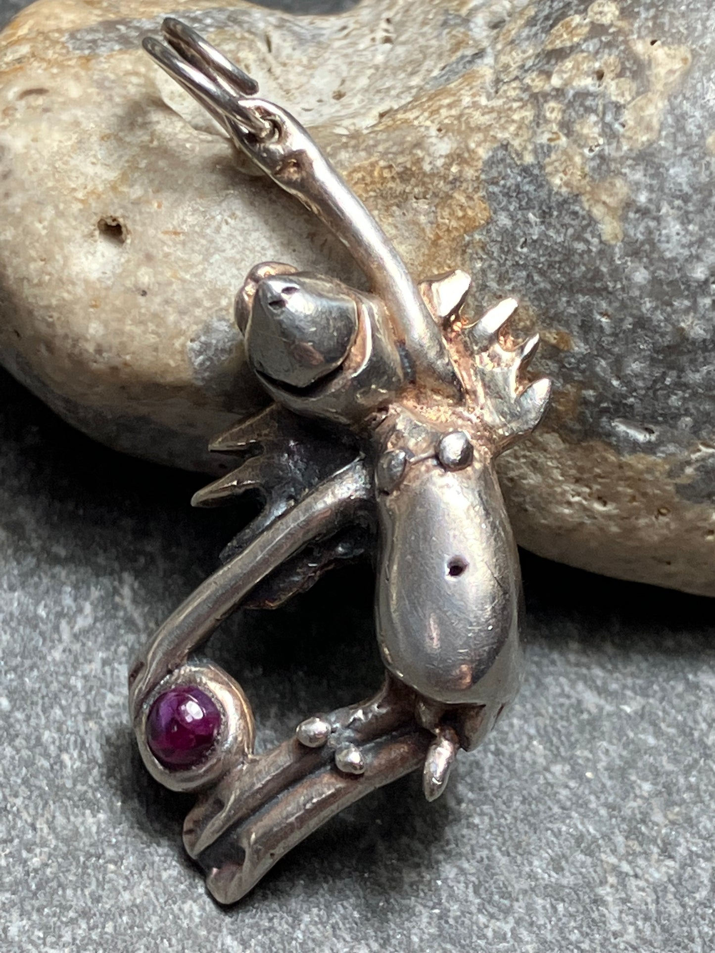 Wonderful sterling silver artisan pendant.