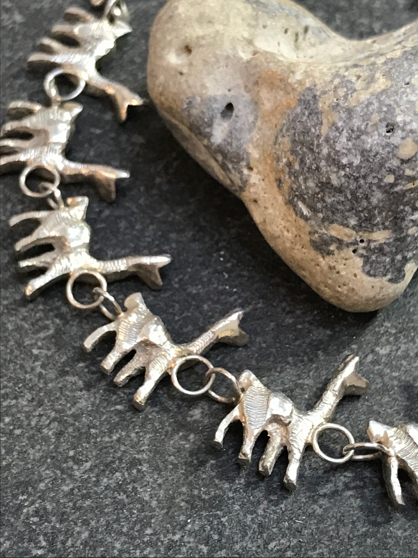 Vintage sterling silver lama bracelet bought from Machu Picchu in the 1960’S.