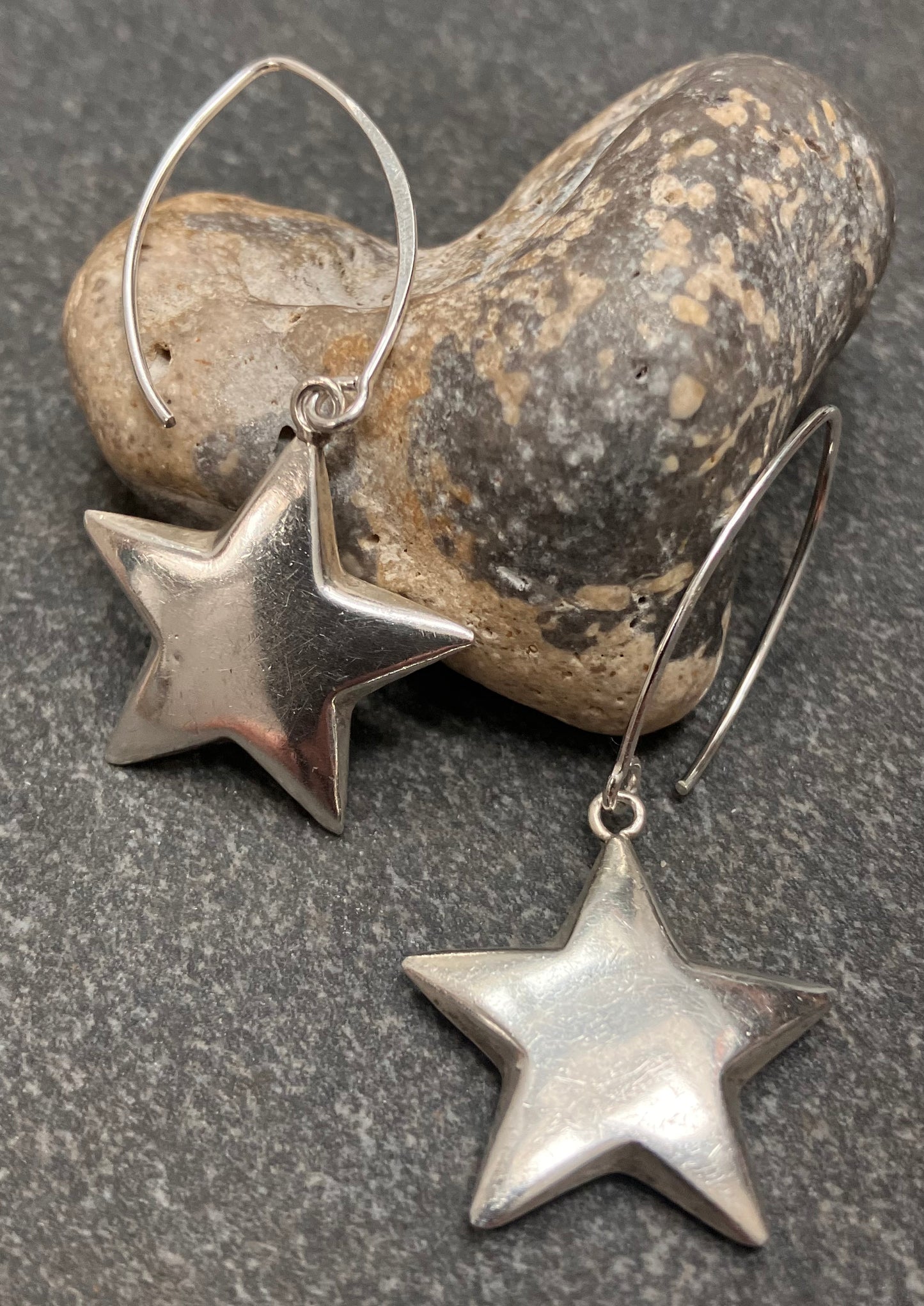 Vintage star earrings