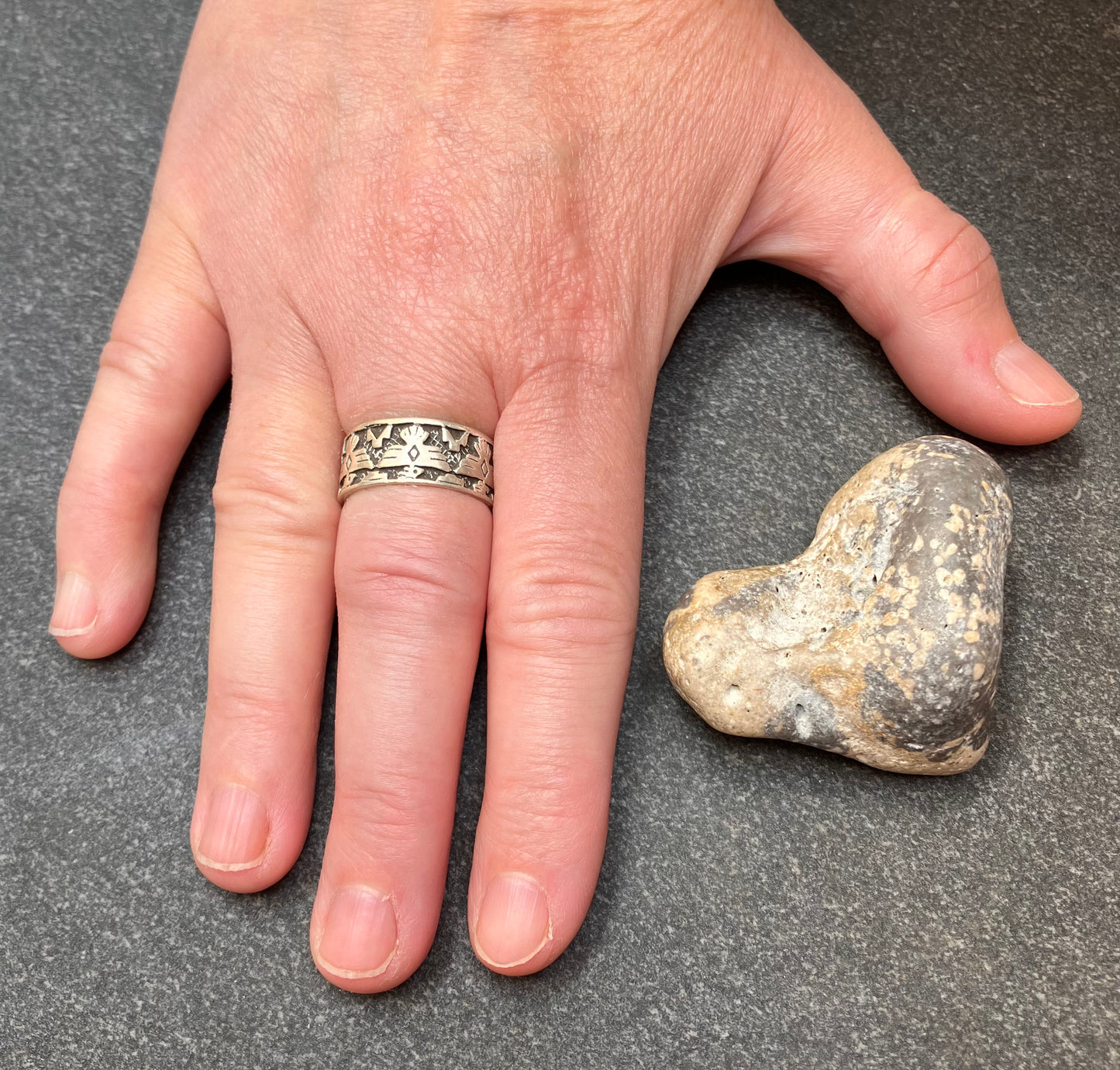 Vintage sterling silver Native American ‘Thunderbird’ ring.