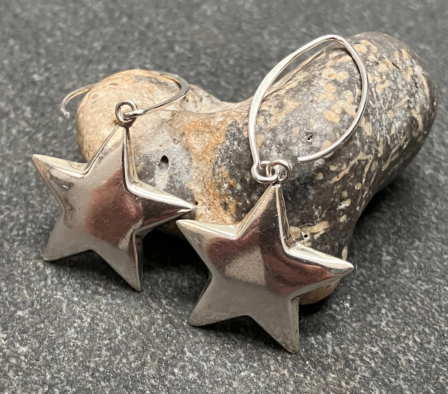 Vintage star earrings