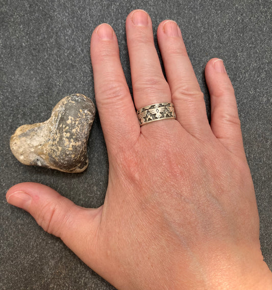 Vintage sterling silver Native American ‘Thunderbird’ ring.